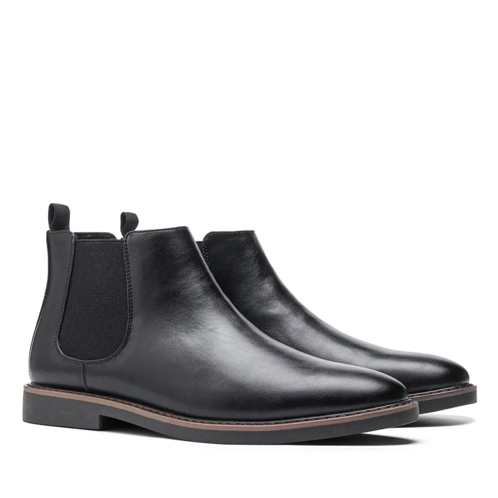 RainGuard Men's Leather Chelsea Boots