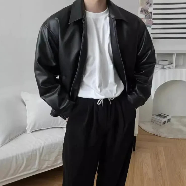 Classic Men's Leather Jacket
