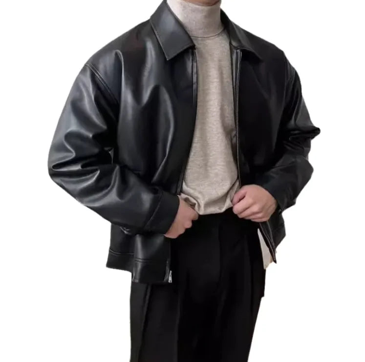 Classic Men's Leather Jacket