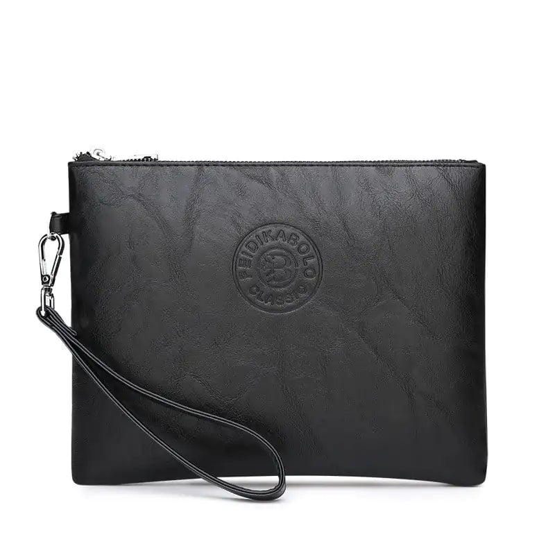 Sleek Men's PU Leather Clutch