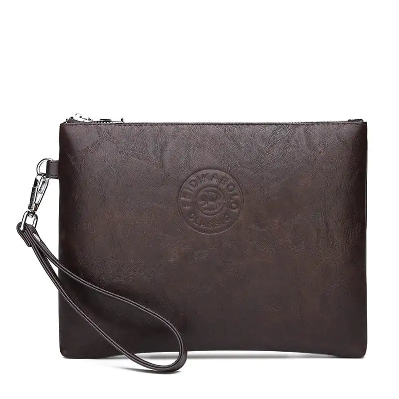 Sleek Men's PU Leather Clutch