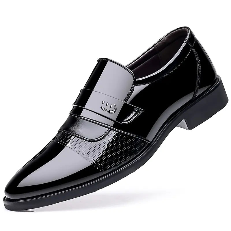 Modern Men's Patent Leather Sneakers