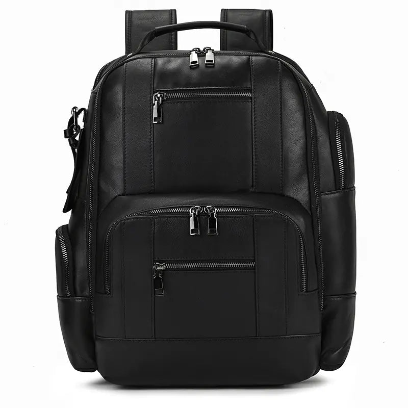 Vintage Genuine Leather 15.6-Inch Men's Backpack