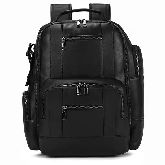Vintage Genuine Leather 15.6-Inch Men's Backpack