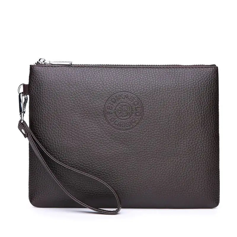 Sleek Men's PU Leather Clutch