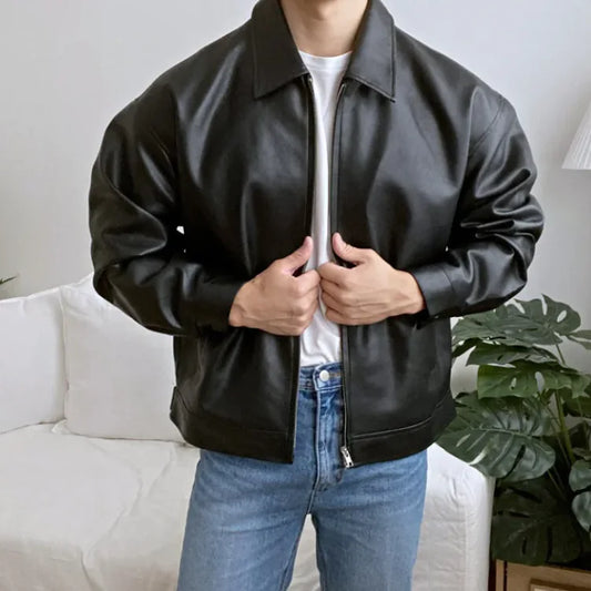 Classic Men's Leather Jacket